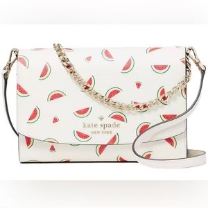 NWT Kate Spade Carson Convertible Watermelon Party Crossbody Novelty Print